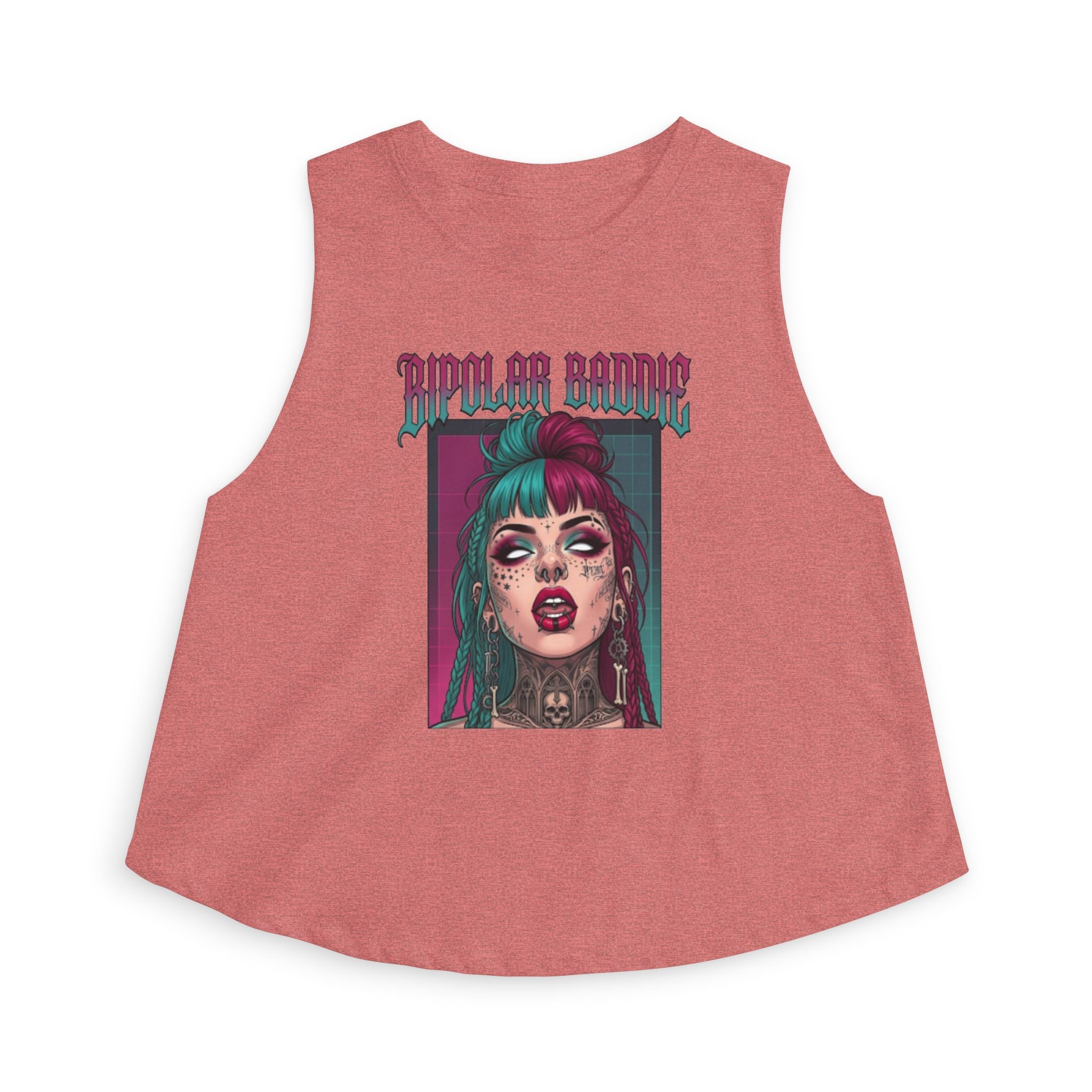 Bipolar Baddie Graphic Crop Top