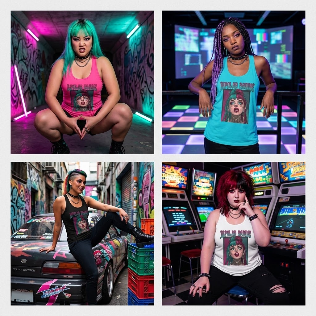 Women's Bipolar Baddie Club Racerback Tank
