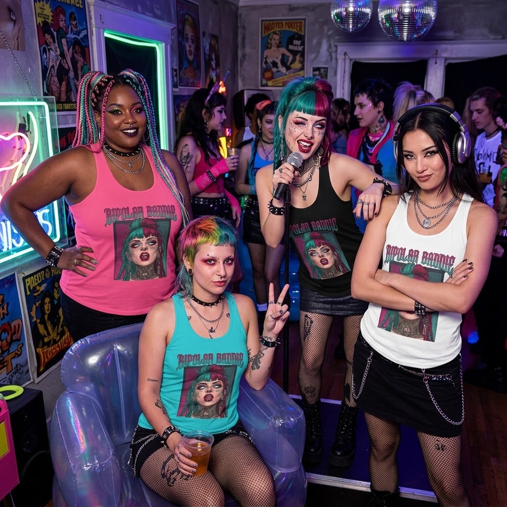 Women's Bipolar Baddie Club Racerback Tank