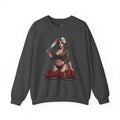 Savge By Nature Crewneck Sweatshirt — Savage Inx Pinup Horror Graphic