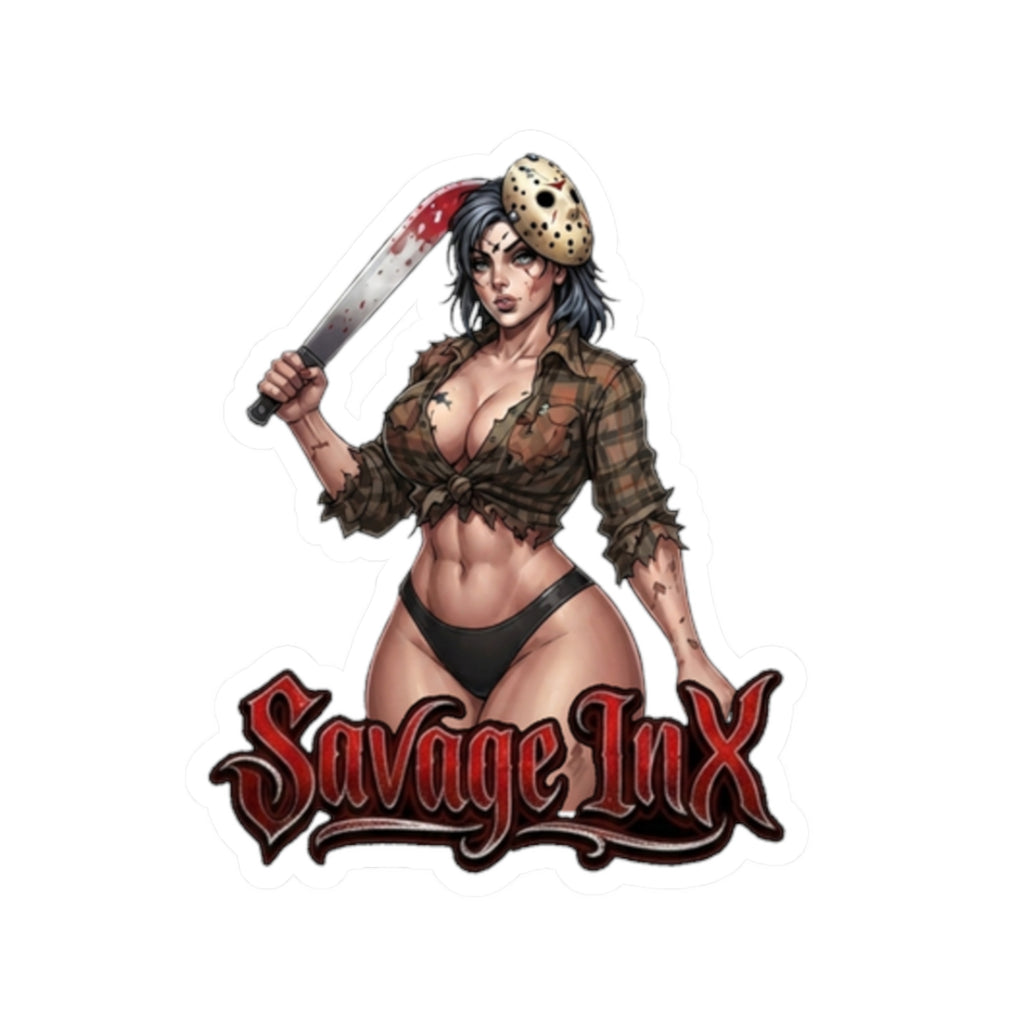 Savage Inx Pin up-Cut Sticker