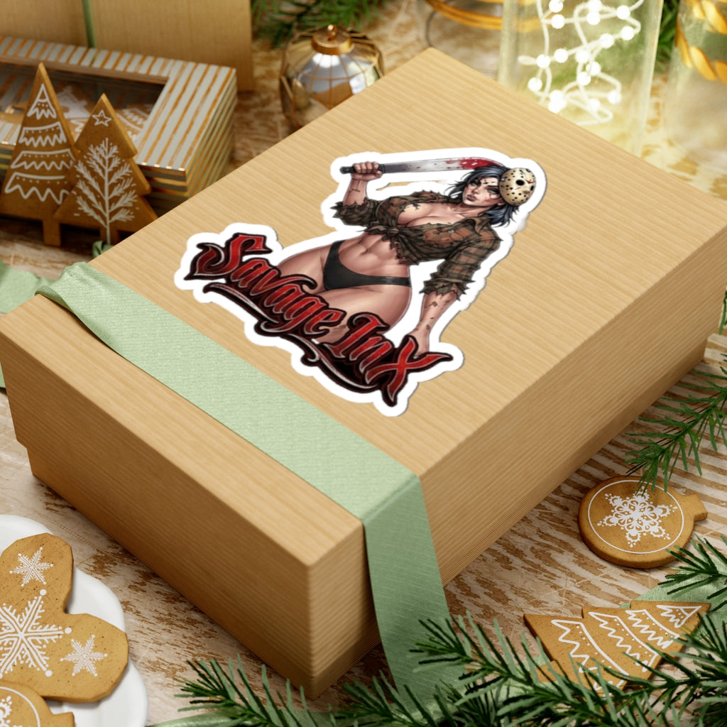 Savage Inx Pin up-Cut Sticker