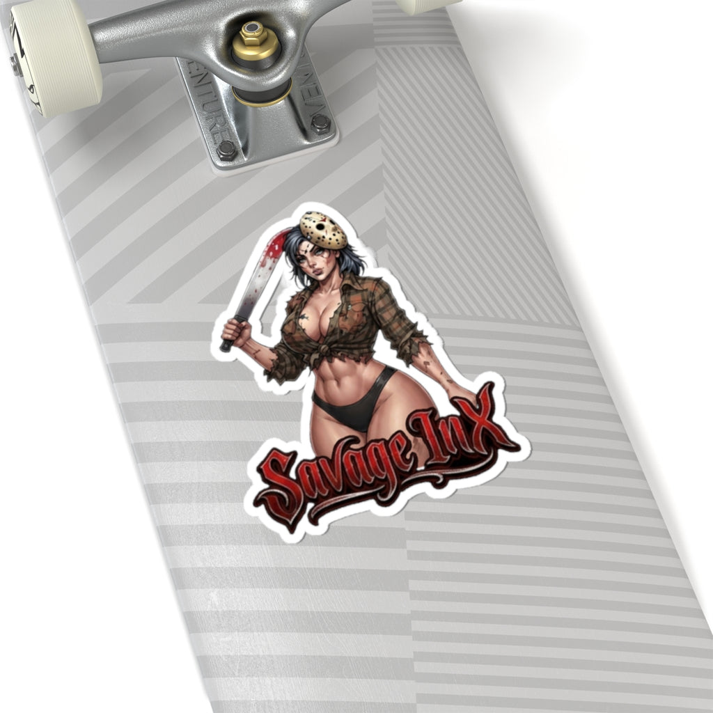 Savage Inx Pin up-Cut Sticker
